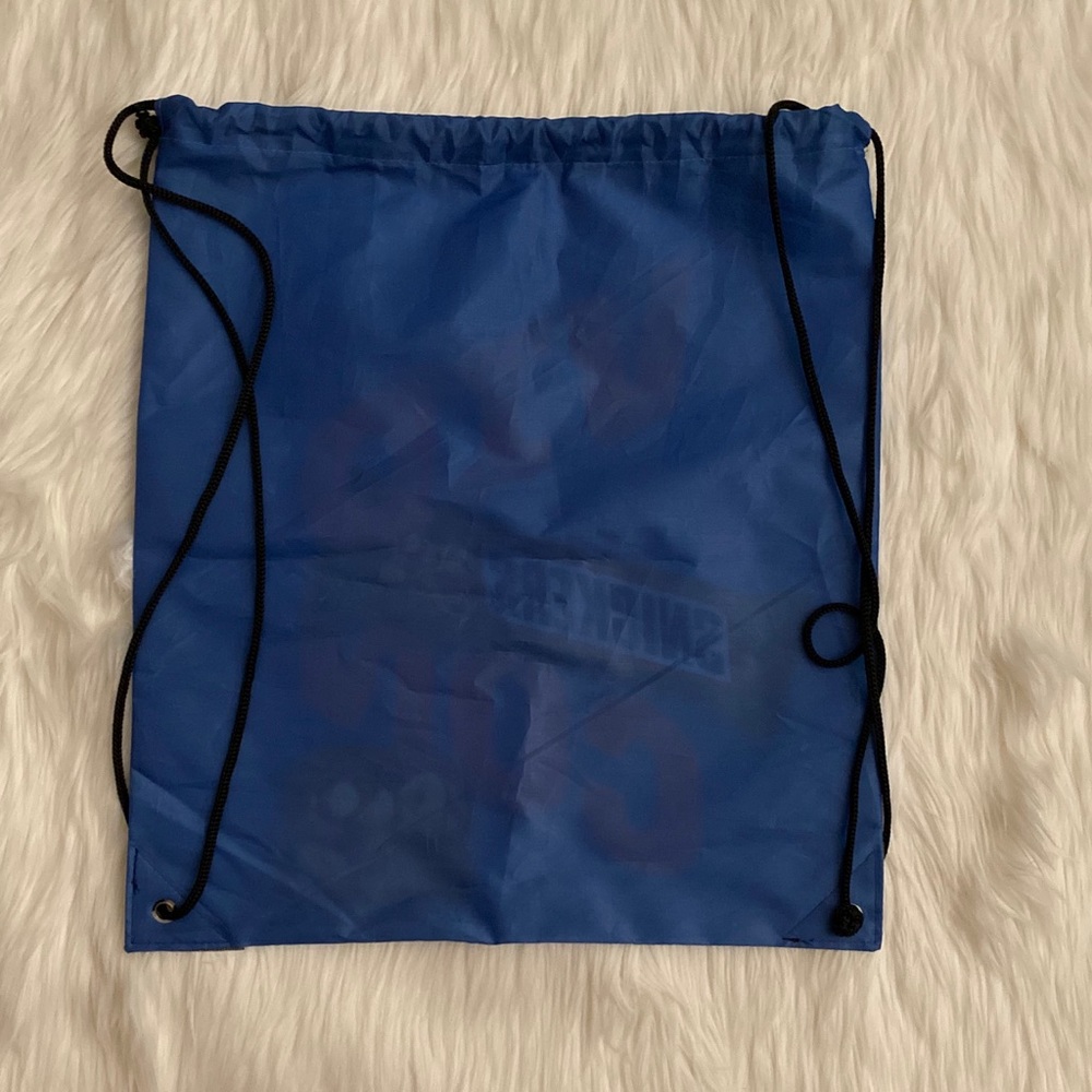 VIDCON Exclusive Merch! Blue Snickers Drawstring Bag - Picture 2 of 2
